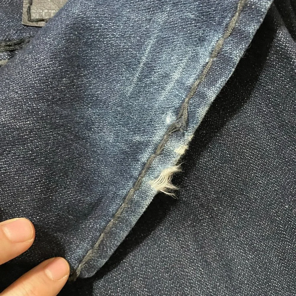 True Religion Late 2000s Dark Double Stitches Super Billy T Jeans - Picture 8 of 11